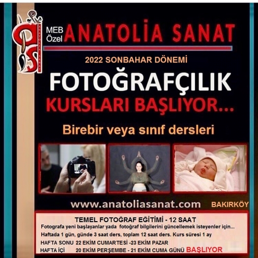 SITEBASLIK 2022 Sonbahar dönemi fotoğrafçılık kursu